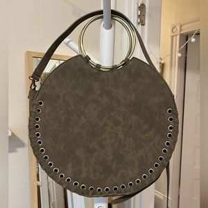 Anthropologie Marla Stitched Circle bag